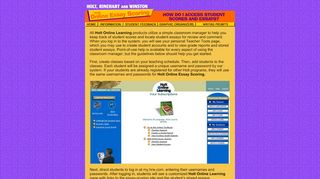 
                            1. Holt Online Essay Scoring: Teacher Support - My HRW - Holt Online Essay Scoring Portal