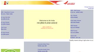 
                            3. Home - Air India - Click Portal Air India