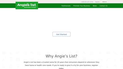 Home  Angie's List Business Center