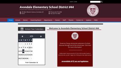 Home - Avondale Elementary School District #44