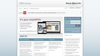 
                            5. Home — Canada Life - GRS Access - Portal To Great West Life