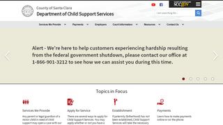 
                            2. Home - Child Support Services - County of Santa Clara - Santa Clara County Child Support Portal