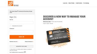 
Home Depot Commercial Revolving Card - Citi Bank
