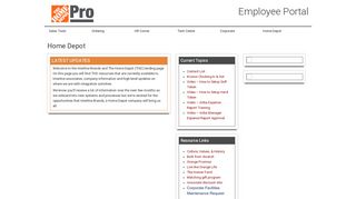 
Home Depot - Employee Portal - Interline Brands
