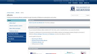 
                            5. Home - eBooks - Library Guides at University of Melbourne - Unimelb Discovery Portal