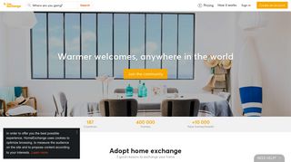
                            4. Home exchange - HomeExchange - Homeswapper Portal Dashboard