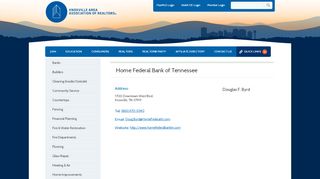 
                            8. Home Federal Bank of Tennessee - Knoxville Area Association - Homefederalbanktn Portal