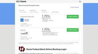 
                            5. Home Federal Bank Online Banking Login - CC Bank - Homefederalbanktn Portal