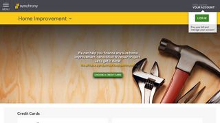 
                            2. Home Improvement Financing | Synchrony - Bargain Outlet Credit Card Portal