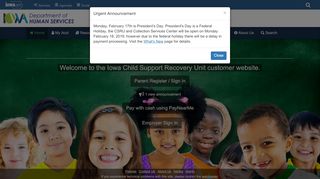 
                            1. Home - Iowa Child Support - Child Support Recovery Iowa Portal