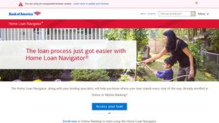 
                            2. Home Loan Navigator® from Bank of America - Bank Of America Mortgage Portal Status