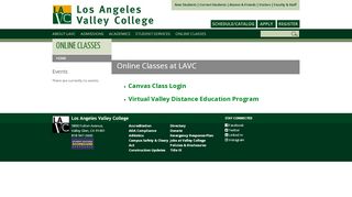
                            5. Home: Los Angeles Valley College - Lavc Canvas Portal
