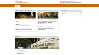 
                            2. Home - McCombs Online Resources - Recruit Mccombs Student Login