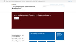 
                            7. Home - Microsoft Dynamics CustomerSource Australia and ... - Microsoft Dynamics Gp Customer Source Portal