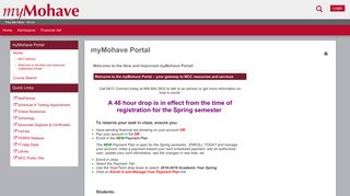 
                            3. Home | myMohave Portal - Mcc Login Portal