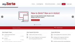 
                            1. Home - MyZerto - Zerto Partner Portal Portal