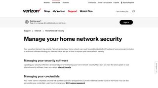 
Home Network Security | Verizon Internet Support
