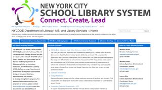 
                            8. Home - NYCDOE Department of Literacy, AIS, & Library ... - Nyc Doe Galaxy Portal