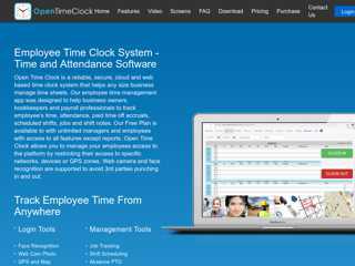Home - OpenTimeClock.com - Web based Free online time ...