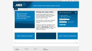 
                            7. Home Page - ANZ Staff Super - Superfacts.com - Anz Homepage Portal