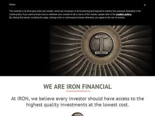 
                            5. Home Page - IRON Financial