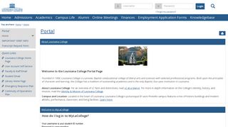 
                            1. Home | Portal - Louisiana College - Louisiana College Portal