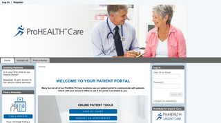 Home - ProHEALTH Care - Prohealth Care Portal