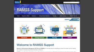 
                            3. Home - RAMSS Support - Ryerson University - Rams Portal Ryerson