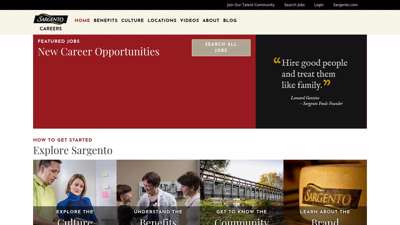 Home - Sargento Careers