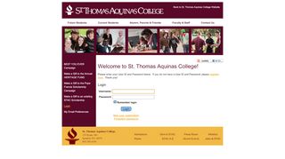
Home - St. Thomas Aquinas College  
