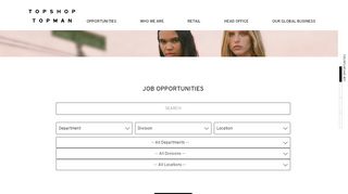 
                            2. Home - Topshop Topman Careers Website - Topman Jobs Portal