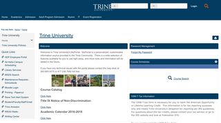
                            2. Home | Trine University - Trine Email Portal