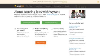 
                            10. Home Tutoring Jobs Wyzant Tutoring