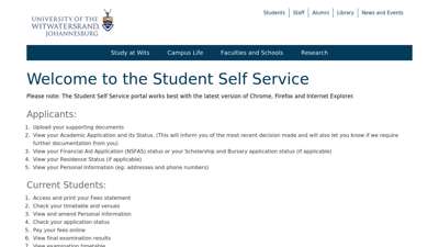 
                            9. Home - Wits University