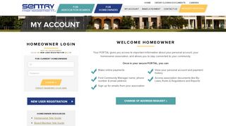 
                            8. Homeowner Login - My Account by Sentry Management ... - Revo Payments Portal