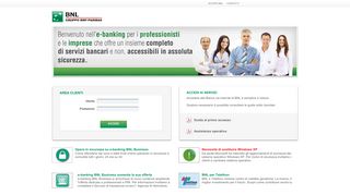 
Homepage - BNL - Gruppo BNP Paribas - Riconoscimento ...  
