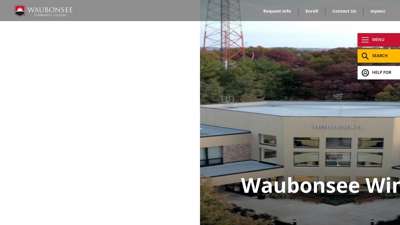 
                            6. Homepage Waubonsee Community College