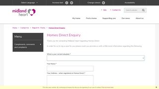 
                            3. Homes Direct Enquiry | Midland Heart - Homes Direct Forgotten Portal