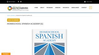 
                            5. Homeschool Spanish Academy [S] - iLEAD Exploration - Homeschool Spanish Academy Portal