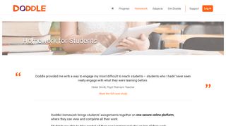 
                            3. Homework for students – Doddle - Doddle Learn Student Portal
