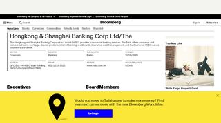 
                            2. Hongkong & Shanghai Banking Corp Ltd/The - Company ... - Hsbc Hong Kong Commercial Portal