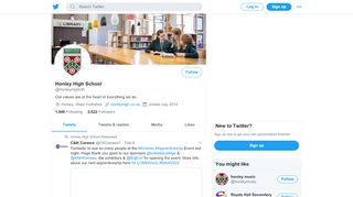 
                            5. Honley High School (@HonleyHighUK) | Twitter - Honley High School Parent Portal