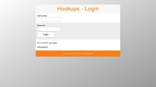 
                            1. Hookups - Login - Hookups 365 Portal