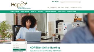 
                            6. HOPENet Online Banking | Hope Credit Union - Bank Of Hope Credit Card Portal