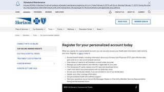 
                            4. Horizon BCBSNJ Member Online Services - Horizon Blue ... - Horizon Direct Access Member Portal