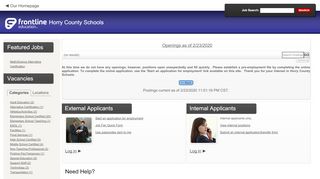 
                            8. Horry County Schools - Frontline Recruitment - Horry County Schools Substitute Portal
