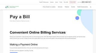 
                            4. Hospital Bills and Payment Online Bill Payment - Palm Beach Gardens ... - Palm Beach Gardens Medical Center Patient Portal