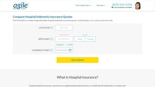 
                            2. Hospital Indemnity Insurance - Agile Health Insurance - Cardinal Choice Health Insurance Login
