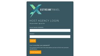
                            5. Host Agency Login - Xstream Travel Host - Paycation Back Office Portal