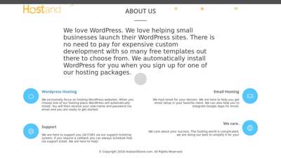 HostandStore  WordPress and Email Hosting